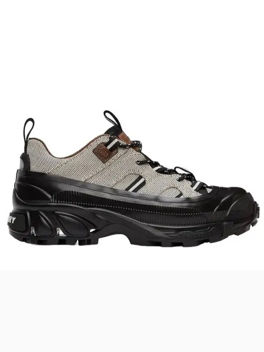 Burberry Men's Chunky Sneaker in Black and Beige